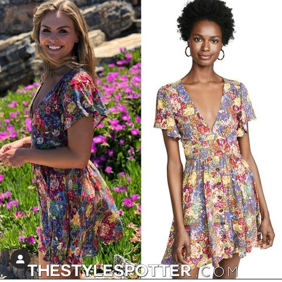 magnolia violet mini dress